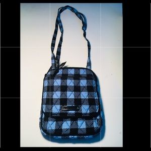 Vera bradley buffalo check crossbody purse